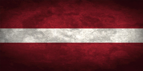 Latvia grunge flag