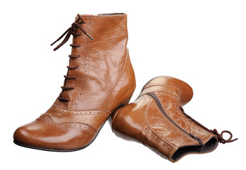 Women boots, isolated
