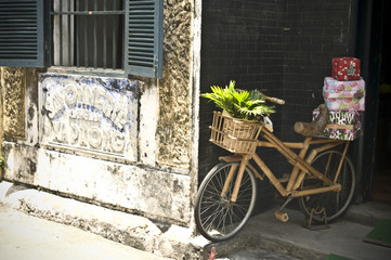 Fototapeta na wymiar façade à Hoi An, Vietnam
