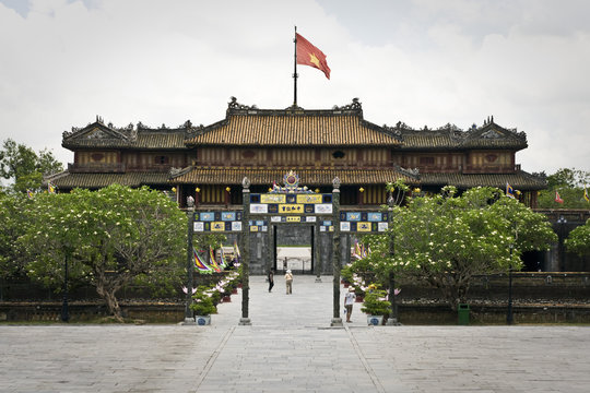 cit&eacute; jaune imp&eacute;riale &agrave; Hue, Vietnam