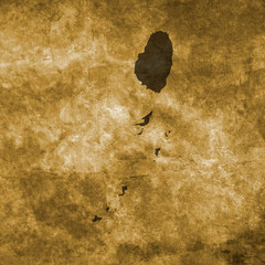 Illustration with the map of Saint Vincent and the Grenadines