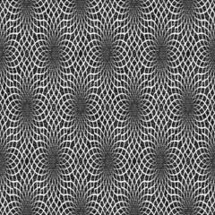 Design seamless monochrome decorative flower pattern