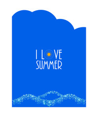 summer background, vector illustration, Eps10