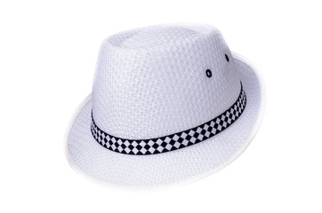 Black and White Hat isolated