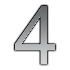 Illustration of metal font - 4