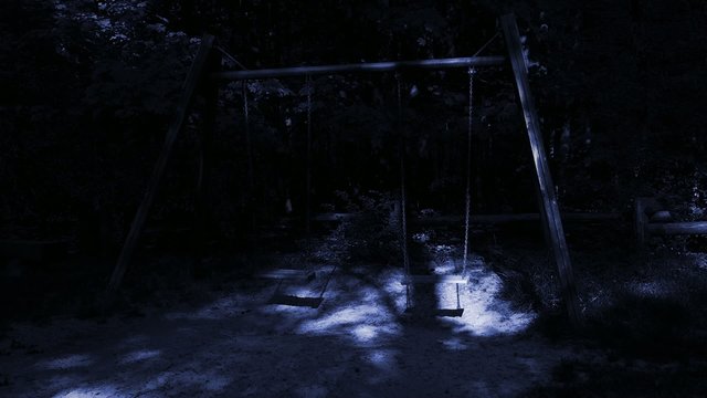 Ghosts on empty swings.