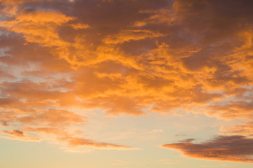 Naklejka na ściany i meble sunset, clouds