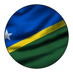 Flag in a round circle - Solomon Islands