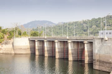 Papier Peint photo Barrage Akosombo Hydroelectric Power Station on the Volta River in Ghana