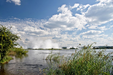 Victoria falls upstream, Zambia