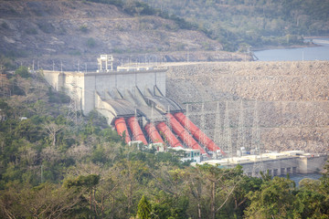 Akosombo Hydroelectric Power Station on the Volta River in Ghana