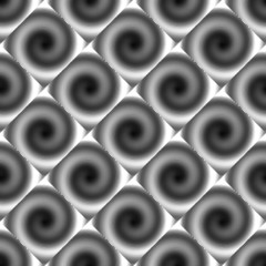 Design seamless spiral movement geometric pattern - 65144242