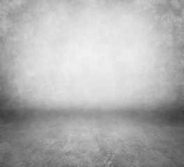 Creative technological background. Inside an empty room