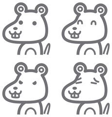 ねずみのアイコン