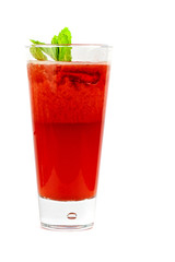 strawberry cold tea