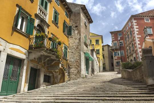 Fototapeta Vieille Ruelle Labin