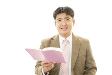 笑顔のビジネスマン