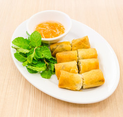 Fried spring rolls