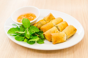 Fried spring rolls