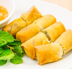 Fried spring rolls