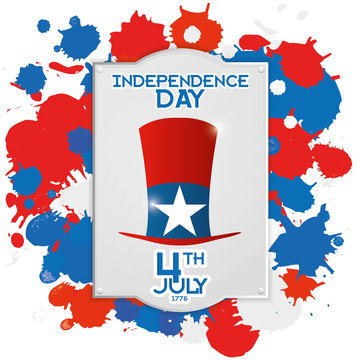 American Independence Day Background Template Editable