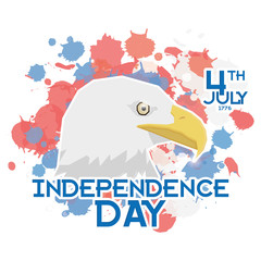 American Independence Day Background Template Editable