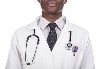 african young doctor