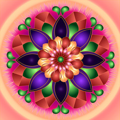 Abstract flower