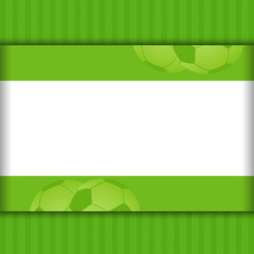 football border background on green