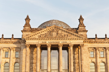 Fototapeta premium The Bundestag at Berlin, Germany