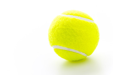 Tennis balls isolated on white