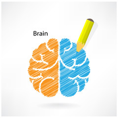 Creative light bulb Idea concept background