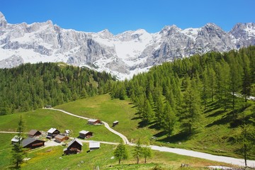 Dachstein Mountain in the Austrian Alps, Austria
