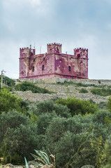 Fototapeta na wymiar St. Agatha's Tower in Malta