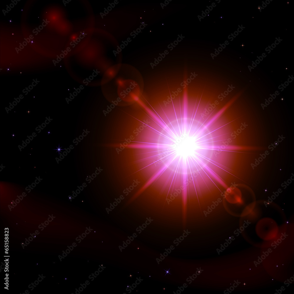 Canvas Prints abstract background with sun