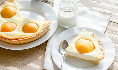 Peach tart