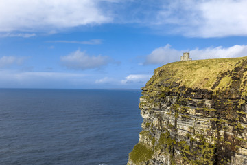 Fototapeta na wymiar Cliffs of Moher O'Brien's Tower Ireland
