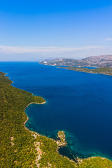 Adriatic landscape - Peljesac peninsula in Croatia