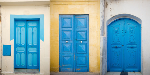 old doors in Tunisia