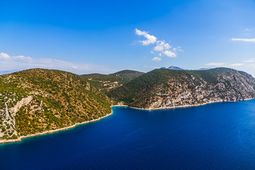 Naklejka premium Adriatic landscape, Peljesac peninsula in Croatia