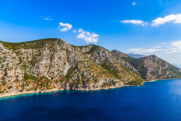 Fototapeta na wymiar Adriatic landscape, Peljesac peninsula in Croatia