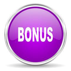 bonus pink glossy icon