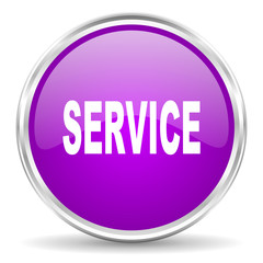 service pink glossy icon