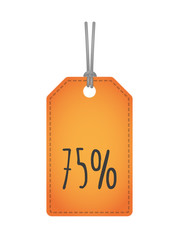 Shopping product label icon