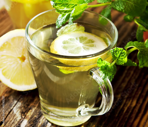 Зеленый чай с лимоном без смс