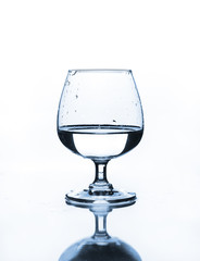 wine glass with water
