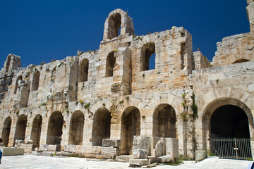 Acropolis, in Athens, Greece