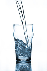 wine glass with water