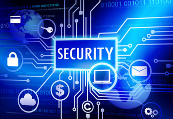 Digitally Generated Image with Security Concept