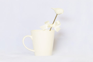 white tea cup